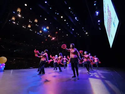 Festival of Friendship performers on stage at the CCPA on February 7, 2026. 