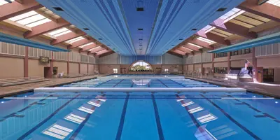 Interior of Cerritos Swim Center